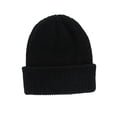 thumbnail image 5 of Guiexla Unisex Winter Hat High Elasticity Solid Color No Brim Knitted Soft Anti-slip Dome Top Warm Striped Texture Soft Women Men Beanie, 5 of 8