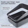 thumbnail image 4 of Dark Grey Small Cat Litter Box For Cats Under 8 Lbs, Space Saving Indoor Use, 4 of 9