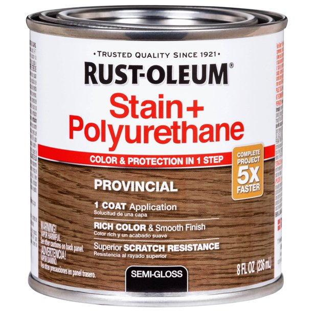 Provincial RustOleum Stain &amp; Polyurethane SemiGloss, HP
