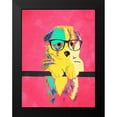 thumbnail image 2 of Villa, Milli 12x14 Black Modern Framed Museum Art Print Titled - Puppy Vision, 2 of 5