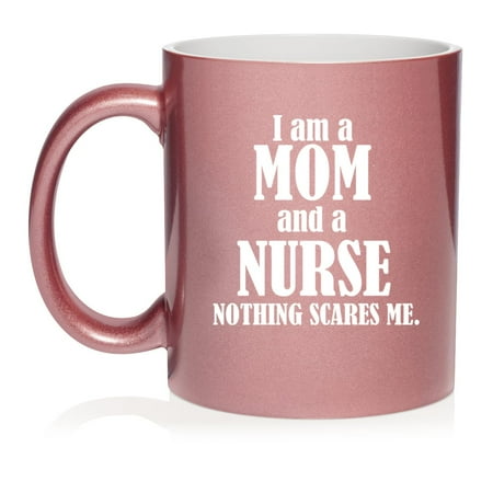 

Nurse Mom Ceramic Coffee Mug Tea Cup Gift for Her Wife (11oz Rose Gold)