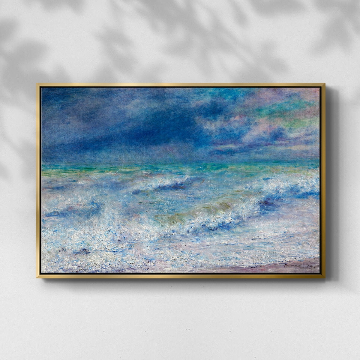 Vintage Landscape-CXIX By Wexford Home Framed in Gold Wood Gallery Wrapped Canvas 17 in. x 25 in.