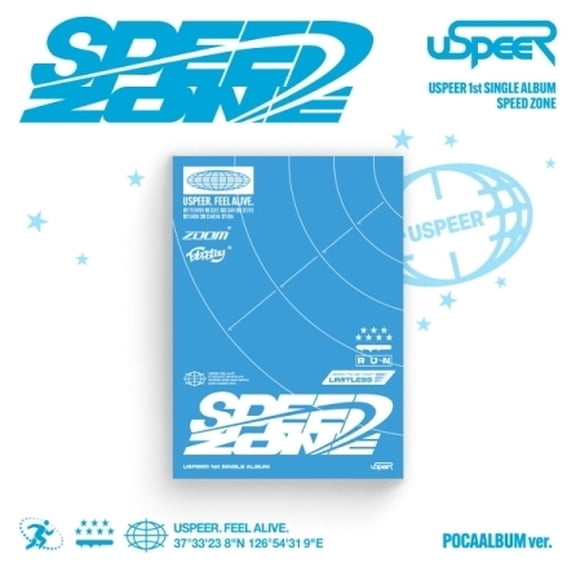 Uspeer - Speed Zone - Poca QR Card Album Version - incl. Photostand, 2 Photocards 2 Stickers - Music & Performance - CD