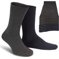 thumbnail image 1 of Calcetines negros para hombres y mujeres (paquete de 10, gris oscuro) - Calcetines de primera calidad - Medias de algodón, 1 of 5