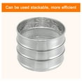 thumbnail image 4 of Tamiz de laboratorio de malla 5 de 8" de diámetro, tamiz de prueba de tela de alambre de acero inoxidable 304 (4mm) para laboratorio industrial, 4 of 6