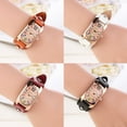 thumbnail image 6 of Soumake Women Fashion Casual Faux Leather Strap Oblong Case Quartz Wrist Watch Fashion, 6 of 8