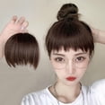 thumbnail image 1 of Clip-in Fringes Hair Extension Chewing Bangs Hairpiece For Daliy Wear Cosplay--, 1 of 2