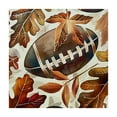 thumbnail image 4 of WYYP Football Leaves David Brewster Square Tablecloth 100% Polyester Fiber 36*36, 4 of 8