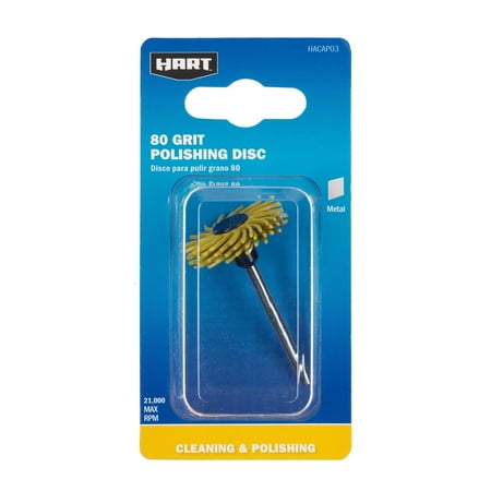 HART 80-Grit Cleaning and Polishing Disc Rotary Accessory for Metal