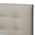 thumbnail image 5 of Baxton Studio Alinia Mid-century Retro Modern Fabric Upholstered Wood Finished King Size Platform Bed, Multiple Colors, 5 of 8