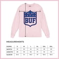 thumbnail image 7 of Buffalo Shield Long Sleeve T-shirt Game Night Fantasy Football Fan Tailgate NY, 7 of 7