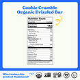 thumbnail image 6 of MadeGood Chocolate Drizzled Cookie Crumble Granola Bars, 5 Healthy Snack Bars, 0.85 oz Each, 6 of 11