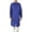 Royal Blue, variant on Men's Cotton Blend Linen Straight Kurta (White; 40)