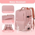 thumbnail image 5 of Travel Backpack for Women, 15.6 Inch Laptop Backpack with USB Charging Hole, College Bookbag, Large Capacity Black Computer Backpacks for Work, 5 of 8