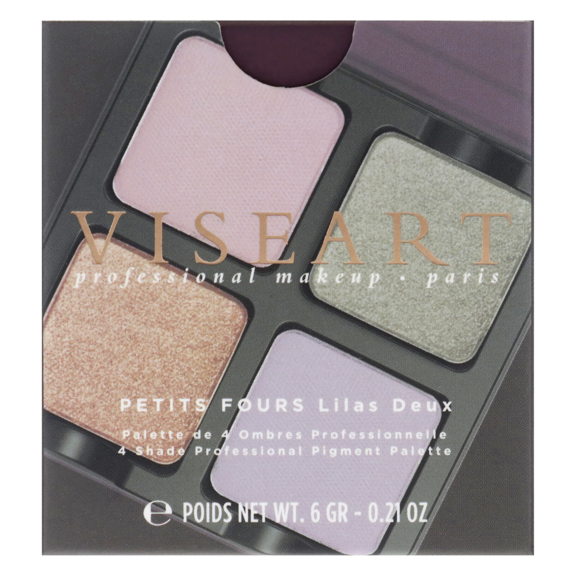 Viseart Paris Petits Fours Eyeshadow Palette - Lilas Deux , 0.21 oz Eye Shadow