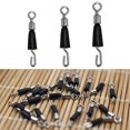 thumbnail image 3 of 30pc Quick Change Fishing Swivels Clips Pin Fast Link F7C3 14/15/16.5mm I8G7, 3 of 9