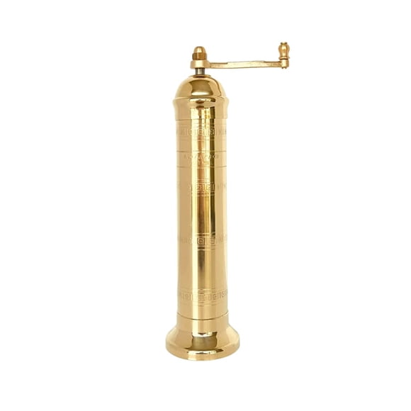 Molinillo de sal Alexander Home de latón europeo, 23 cm