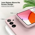 thumbnail image 2 of Slim Liquid Silicone Case for Galaxy A54, with Scratch-Resistant Microfiber Lining Anti-Slip and Shock Absorption Soft Silicone Protective Case for Samsung Galaxy A54 5G 2023 (Pink), 2 of 14