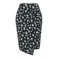 thumbnail image 3 of Womens Skirts Short Elegant Floral Prints Slim Fit Pencil Cover Up Black Casual Summer Athletic Skort XXL, 3 of 3