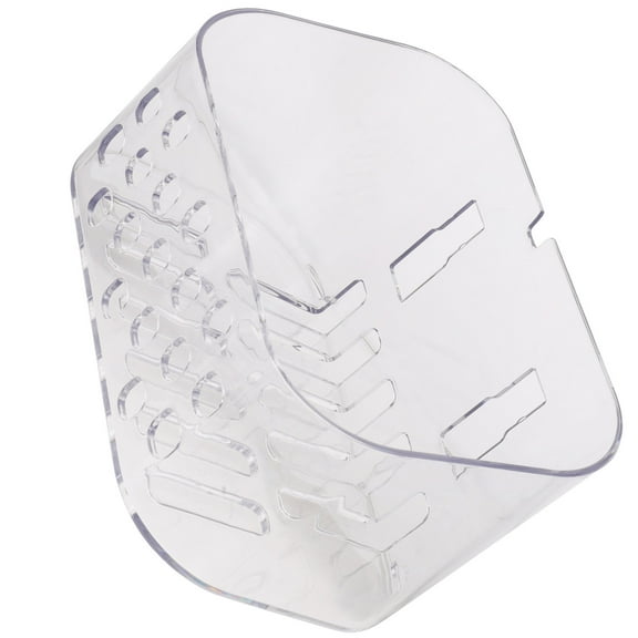WINOMO 1Set Shampoo Holder For Shower Clear Plastic Bins 16X10X8.9CM