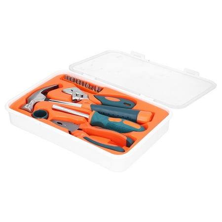 

2024 Big sale 17Pcs Hardware Tools Set Carbon Steel Hand Kit Hammer Wrench Plier Screwdriver Bit Handle