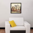 thumbnail image 4 of Empire Art Direct 'New York City Skyline' Alex Zeng's dimensional collage,under glass & a black shadow box frame, 4 of 9
