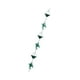 thumbnail image 1 of Cadena para canaletas de Cadenas para captación de agua de Cadenas para canaletas exteriores para bajantes de para cobertizos y patios Verde, 1 of 8