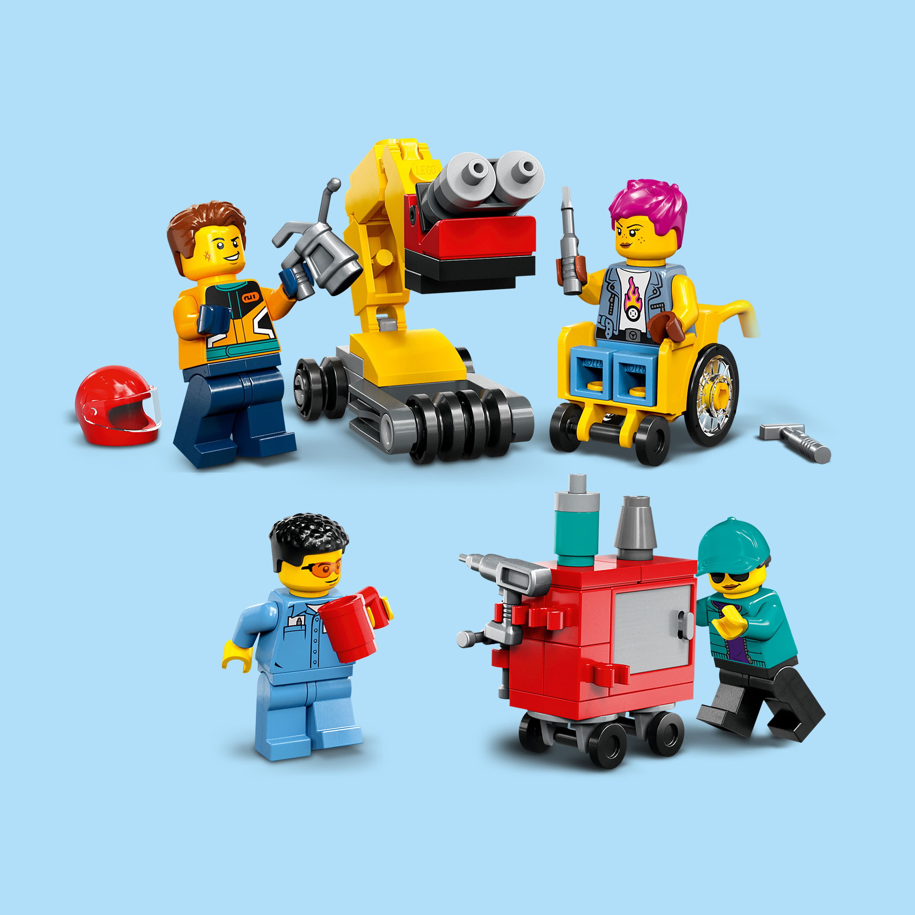  LEGO City Custom Car Garage 60389, Toy Garage Building