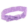 thumbnail image 1 of Diadema con lazo de lunares, banda de pelo de algodón lindo de moda para adolescente, púrpura, 77 pulgadas, 1 of 1