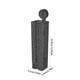 thumbnail image 3 of Organizador de cajas de almacenamiento montado en la pared | Plástico transparente resistente y portante | Blanco, Gris | 25,5 x 9,2 x 9,2 cm | Ventosa, diseño de cajón | Ahorro de espacio eficiente, 3 of 6
