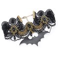 thumbnail image 3 of Collier Ras du Cou Halloween Créatif Rétro Décor Chauve-Souris Collier Clavicule Collier en Dentelle pour Femmes, 3 of 10