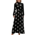 thumbnail image 2 of Vestido largo de fiesta de flor de lis elegante y chic vestidos de noche de boda vestidos de verano para mujer 2024, 2 of 5