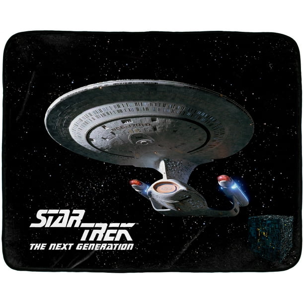 Star Trek The Next Generation USS Enterprise NCC-1701-D Plush Throw Blanket - Walmart.com