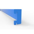 thumbnail image 3 of FixtureDisplays® 96" Cross Beams Metal Rail for Pallet Rack Upright Shelving 15709, 3 of 5