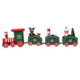 thumbnail image 2 of Vikakiooze 2022 Christmas Wooden Four-Section Train Track Decoration Children's Toy Gift Christmas Decorations, 2 of 5