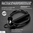 thumbnail image 3 of UDC Parts 532435111 Deck Engagement Clutch Cable Replacement for Craftsman, 3 of 8