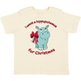 thumbnail image 3 of Inktastic I Want a Hippopotamus for Christmas Boys or Girls Toddler T-Shirt, 3 of 5