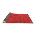thumbnail image 2 of Ahgly Company Indoor Round Oriental Orange Industrial Area Rugs, 6' Round, 2 of 4