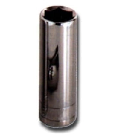 1/4 Inch Drive Deep 6 Point Chrome Socket 9mm