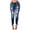 Blue, variant on Women's High Waisted Jeans for Women Distressed Stretch Jeans for Women Ripped Butt Lift Jeans Denim Pants Blue S