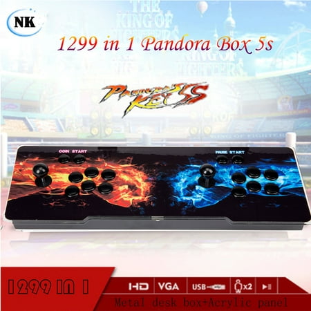 2 Players 1299 In1 Pandoras Box 5S Arcade Video Game Console Best Gamepad Gift for Family (Best Two Player Snes Games)
