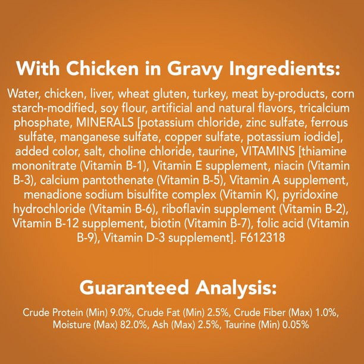 Purina Friskies Shreds Wet Cat Food, With Chicken & Gravy, Made with Real Chicken, Complete & Balanced Nutrition for Adult Cats, 5.5 OZ Can (Pack of 12)