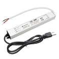 thumbnail image 1 of 40W 12 volt LED Power Supply, Waterproof IP67 LED Driver, 110V AC to 12V DC Converter, LED Transformer Low Voltage Output with 3-Prong Plug 3.3 Feet Cable for LED Light Strip, 3.3Amp, 1 of 10