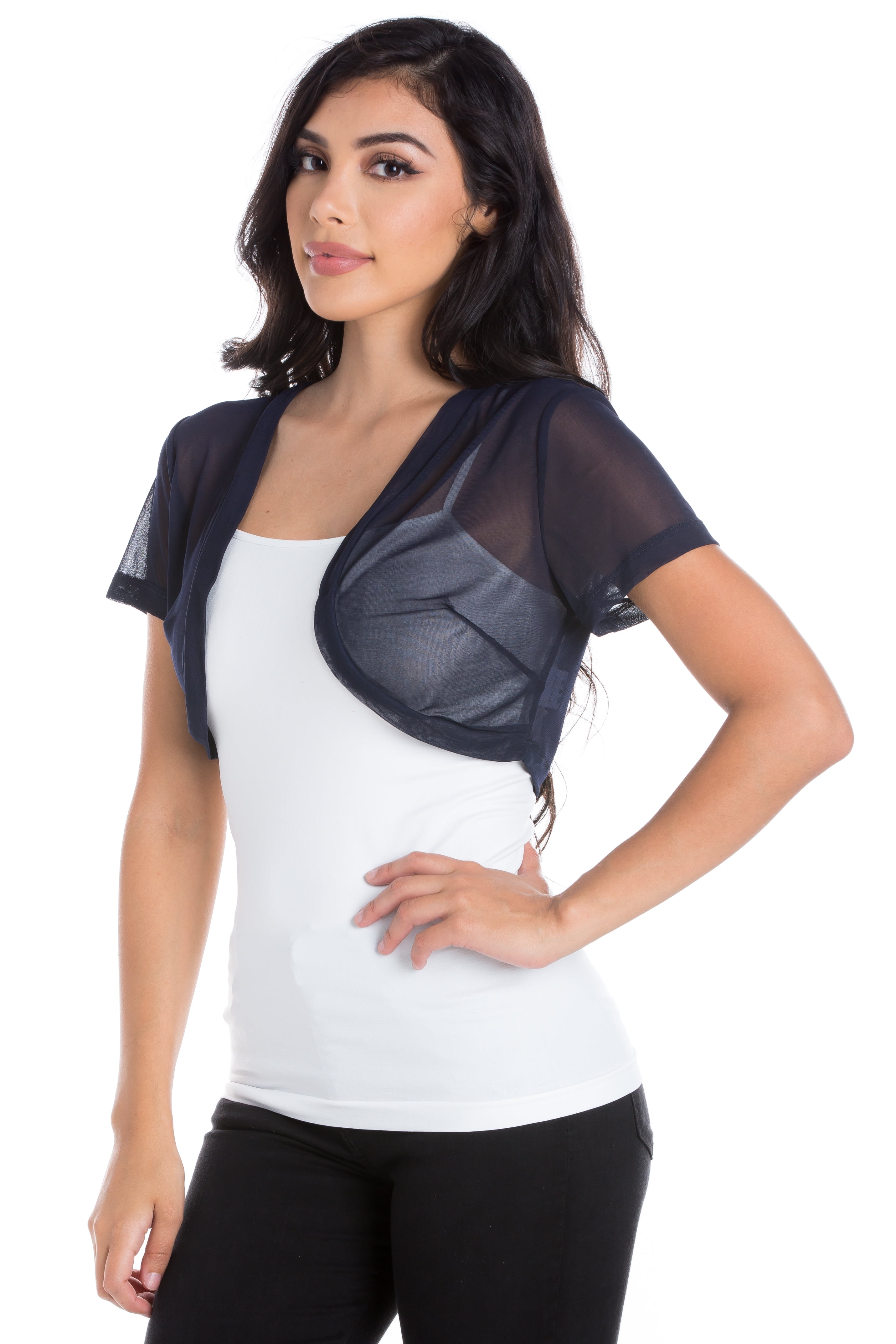 Fashion Secrets Women Short Sleeves 
