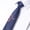 Blue, variant on 2.75 " High-quality Men's Necktie With Black Snake Pattern For Business Banquets and Leisure 7CM Wide Tie