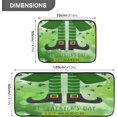 thumbnail image 3 of Patricks Day Leprechaun Legs Kitchen Rug Irish Shamrock Kitchen Mats Runner Laundry Rug Non Slip Floor Door Mats Soft Doormats Carpet Home Decor Set of 2, 3 of 6