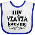 thumbnail image 3 of Inktastic My Yiayia Loves Me Yia Yia for Grandchild Girls Baby Bib, 3 of 4