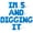 Blue, variant on Letter Balloons - IM 5 AND DIGGING IT 16" Inch Alphabet Letters Foil Mylar Balloon 5th Birthday Party Banner (Blue)