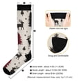 thumbnail image 3 of FORMRS Womens Knee High Socks Casual Long Thick Travel Daily Wear, 1 Pair, Christmas Plaid Forest, 3 of 6