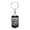 Dog Tag with Swivel Keychain (Gold), variant on Tarot Card The Devil Dead Dog Tag Keychain Stainless Steel Silver Tone or Gold Tone